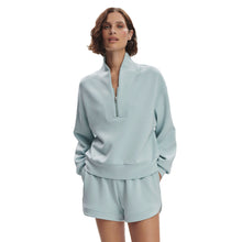 
                        
                          Load image into Gallery viewer, Varley Davidson Womens Half Zip Sweatshirt - Ether Blue/L
                        
                       - 7
