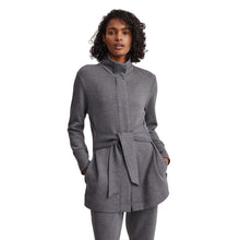 
                        
                          Load image into Gallery viewer, Varley Anset Womens Wrap Jacket - Charcoal Marl/M
                        
                       - 1
