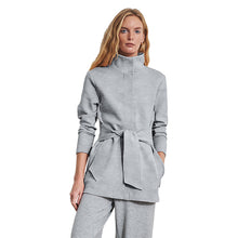 
                        
                          Load image into Gallery viewer, Varley Anset Womens Wrap Jacket - Light Grey Marl/M
                        
                       - 4