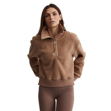 
                        
                          Load image into Gallery viewer, Varley Roselle Fleece Womens 1/2 Zip Pullover - Chanterelle/L
                        
                       - 1