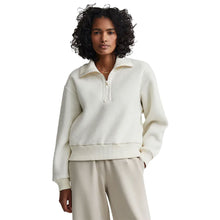 
                        
                          Load image into Gallery viewer, Varley Roselle Fleece Womens 1/2 Zip Pullover - Egret/L
                        
                       - 3