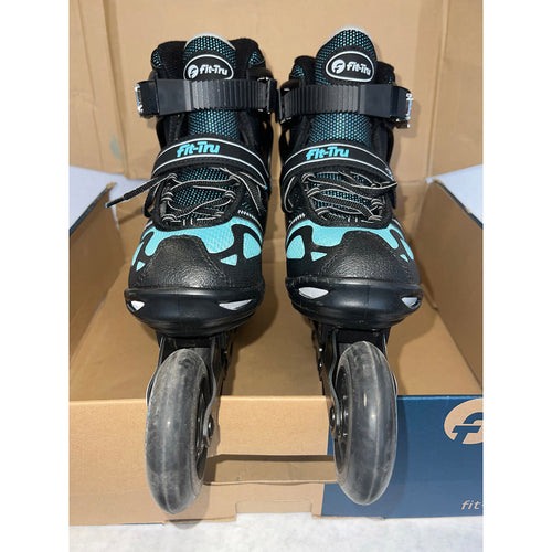Fit-Tru Cruze 84 Blue Womens Inline Skates (Size 7 - Lightly Used) - 2