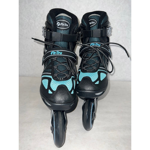 Fit-Tru Cruze 84 Blue Womens Inline Skates (Size 9 Gently Used) - 2