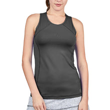 
                        
                          Load image into Gallery viewer, Sofibella UV Colors Womens Tennis Tank - Grey/2X
                        
                       - 9