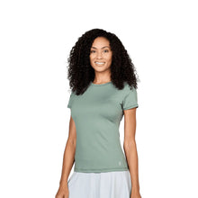 
                        
                          Load image into Gallery viewer, Sofibella UV Colors SS Wmns Tennis Shirt - Army/2X
                        
                       - 2