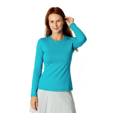 
                        
                          Load image into Gallery viewer, Sofibella UV Colors Womens LS Tennis Shirt - Surfer/2X
                        
                       - 32