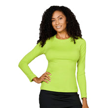
                        
                          Load image into Gallery viewer, Sofibella UV Colors Womens LS Tennis Shirt - Teddy/2X
                        
                       - 35
