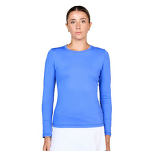 
                        
                          Load image into Gallery viewer, Sofibella UV Colors Womens LS Tennis Shirt - Valley Blue/2X
                        
                       - 38