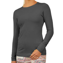 
                        
                          Load image into Gallery viewer, Sofibella UV Colors Womens LS Tennis Shrt - Gray/2X
                        
                       - 10
