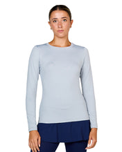 
                        
                          Load image into Gallery viewer, Sofibella UV Colors Womens LS Tennis Shrt - Stone/2X
                        
                       - 15