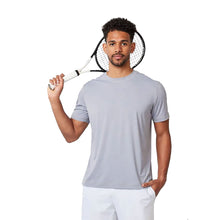 
                        
                          Load image into Gallery viewer, SB Sport Classic SS Mens Tennis Shirt - Silver Melange/1X
                        
                       - 3