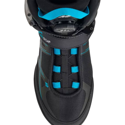K2 F.I.T. 80 BOA Black/Blue Mens Inline Skates - 2