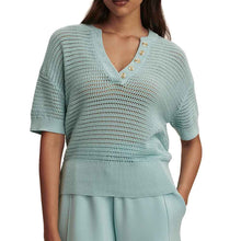 
                        
                          Load image into Gallery viewer, Varley Callie Womens Knit Top - Porcelain Blue/L
                        
                       - 10