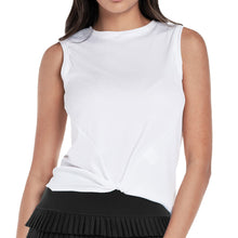 
                        
                          Load image into Gallery viewer, Lucky in Love Twist Front Womens Tennis Tank Top - WHITE 110/XL
                        
                       - 22