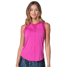
                        
                          Load image into Gallery viewer, Lucky In Love Chill Out Womens Tennis Tank - Mulberry/XL
                        
                       - 9
