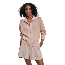 
                        
                          Load image into Gallery viewer, Varley Fairfield Knit Womens Jacket - Rose Smoke/L
                        
                       - 1