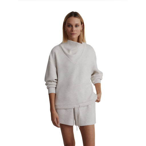 Varley Betsy Womens Sweater - Ivory Marl/L