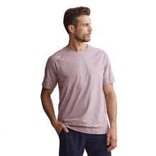 
                        
                          Load image into Gallery viewer, Rhone Reign Short Sleeve Mens Crew Neck - Mauve Space Dye/XL
                        
                       - 1