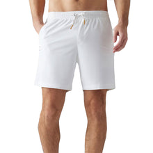 
                        
                          Load image into Gallery viewer, Rhone Pursuit Lined 7 Inch Mens Tennis Shorts - Bright White/XL
                        
                       - 1