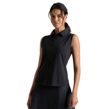 
                        
                          Load image into Gallery viewer, Rhone Course to Court Sleeveless Wmns Golf Polo 1 - Black/XL
                        
                       - 1