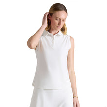 
                        
                          Load image into Gallery viewer, Rhone Course to Court Sleeveless Wmns Golf Polo 1 - Snow White/XL
                        
                       - 13