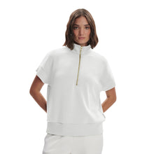 
                        
                          Load image into Gallery viewer, Varley Ritchie Short Sleeve Womens Sweater - White/L
                        
                       - 5