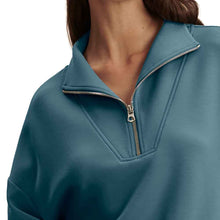 
                        
                          Load image into Gallery viewer, Varley Hawley Half-Zip Womens Sweater
                        
                       - 9