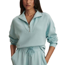 
                        
                          Load image into Gallery viewer, Varley Hawley Half-Zip Womens Sweater - Porcelain Blue/L
                        
                       - 13