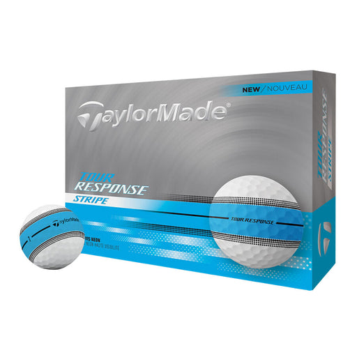 TaylorMade Tour Response Stripe Golf Balls - Doz25 - Neon Blue