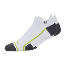
                        
                          Load image into Gallery viewer, FootJoy TechDry Roll Tab Mens Socks - White
                        
                       - 2