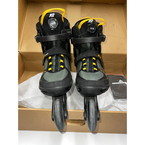 Used K2 F.I.T. 80 Boa Gray Mens Inline Skates - Heavy Use Size 11.5