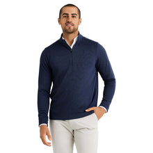 
                        
                          Load image into Gallery viewer, Rhone Commuter Quarter-Zip Mens Sweater - True Navy/XL
                        
                       - 3