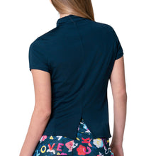 
                        
                          Load image into Gallery viewer, Lucky In Love Pleated Placket Womens SS Golf Polo
                        
                       - 2