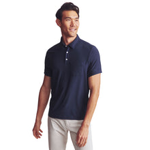 
                        
                          Load image into Gallery viewer, Rhone WFH Mens Golf Polo - Navy Heather/XL
                        
                       - 5