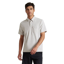 
                        
                          Load image into Gallery viewer, Rhone WFH Mens Golf Polo - Slt Gry/Wt Hthr/L
                        
                       - 3