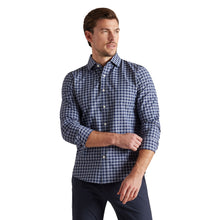 
                        
                          Load image into Gallery viewer, Rhone State of Mind Slim Fit Mens Shirt - Bl/Lt Bl Ginghm/XL
                        
                       - 1