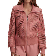 
                        
                          Load image into Gallery viewer, Varley Eloise Full Zip Knit Womens Sweater - Brandy Rose/M
                        
                       - 1