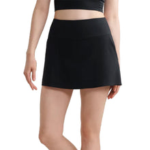 
                        
                          Load image into Gallery viewer, Rhone Course to Court Sport 14in Wmns Tennis Skort - Black/L
                        
                       - 3