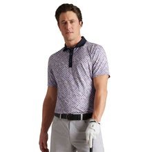 
                        
                          Load image into Gallery viewer, Rhone Sport Spread Collar Mens Golf Polo - Lilac/Lvndr Dsk/XXL
                        
                       - 2