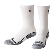 
                        
                          Load image into Gallery viewer, FootJoy ProDry Mens Crew Golf Socks 25 - White/7-12
                        
                       - 2