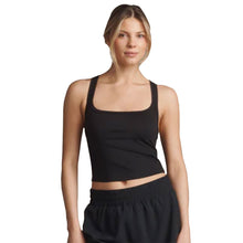 
                        
                          Load image into Gallery viewer, Rhone Serene Shelf Bra Womens Tennis Tank - Black/M
                        
                       - 1