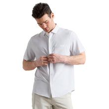 
                        
                          Load image into Gallery viewer, Rhone Commuter Seersuckr SS Button Down Mens Shirt - White/XL
                        
                       - 3