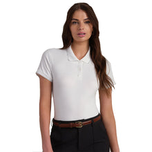 
                        
                          Load image into Gallery viewer, Rhone Course to Court Snap SS Womens Golf Polo - Snow White/L
                        
                       - 1