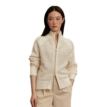 
                        
                          Load image into Gallery viewer, Varley Mandy Boucle Womens Knit Jacket - Coconut Milk/L
                        
                       - 1