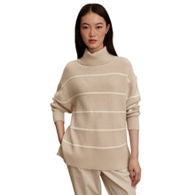 
                        
                          Load image into Gallery viewer, Varley Hamish Stitch Knit Womens Sweater - Silver Birch/M
                        
                       - 1
