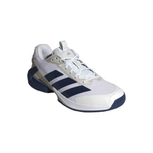 
                        
                          Load image into Gallery viewer, Adidas Adizero Ubersonic 5 Mens Tennis Shoes - Wt/Dk Blu/Slvr/D Medium/13.0
                        
                       - 13