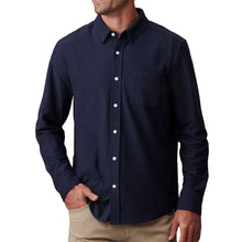
                        
                          Load image into Gallery viewer, Rhone WFH Mens Shirt - Navy Heather/XL
                        
                       - 2