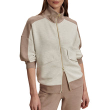 
                        
                          Load image into Gallery viewer, Varley Garcia 2-Tone Zip Through Womens Sweatshirt
                        
                       - 3