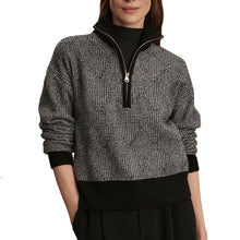 
                        
                          Load image into Gallery viewer, Varley Aldridge Half-Zip Knit Womens Sweater - Black/L
                        
                       - 1