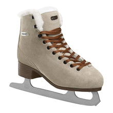 
                        
                          Load image into Gallery viewer, Roces Suede Eco-Fur Womens Figure Skates - 10/Brown/Off White
                        
                       - 1